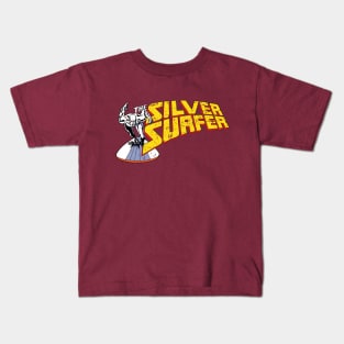 Surfing with the Alien (Horizontal) Kids T-Shirt